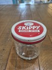 Vintage Skippy Chunk Peanut Butter Glass Jar. 43 cents.1 Cup Jar. Empty. Nice.