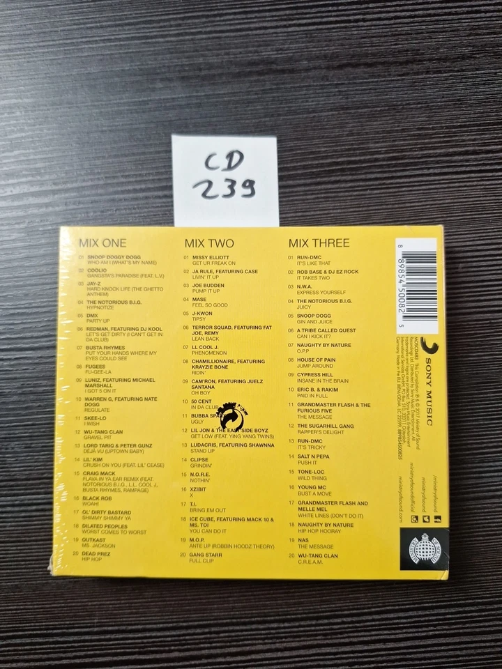 Throwback Hip Hop Ministry Of Sound CD New & Sealed - Bild 2 von 2