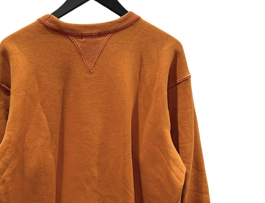 WAREHOUSE Japan Made Double-V Sweatshirt Flocking Print 100