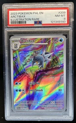 2023 Pokemon SV Paldea Evolved Arctibax Illustration Rare #209/193 PSA 8