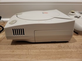Sega Dreamcast Console Bundle HKT-3020 OEM Controller VMU Cables Tested Working