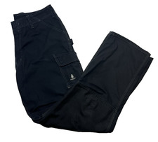 MASCOT Men's 40.5" x 35" Advanced Black Cargo Reinforced Knee Work Pants