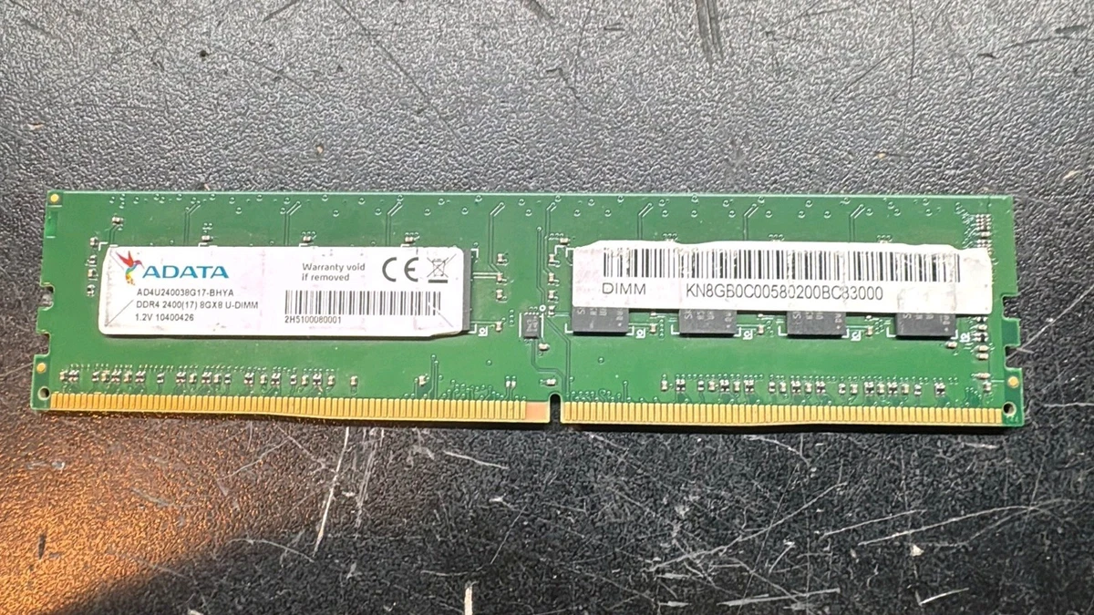 ADATA PC4-19200 (DDR4-2400) Bus Speed Computer RAM 8 GB Total