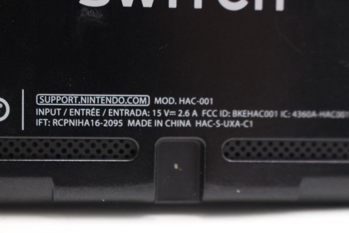 Nintendo Switch HAC-001 Console Neon Joy-Cons 128GB SD No