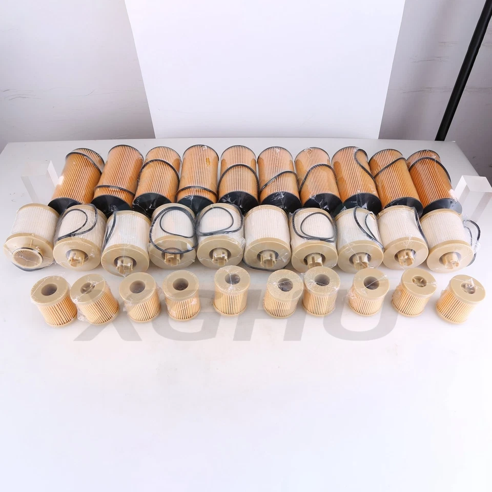 10 Set Fuel Filter FL2016 Oil Filter For Ford F250 Super Duty 2003-07 10XFD4616 Foto 3 de 4