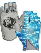 Fish Monkey Pro 365 Guide Glove - Blue Water Camo - Medium