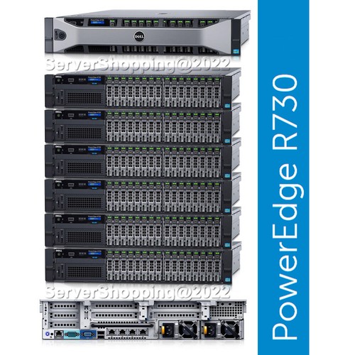 Dell PowerEdge R730 E5-2680v4 2,40GHz 16 GB RAM -H730/1G 2x300GB SAS 10K 2,5" HDD - Zdjęcie 2 z 10