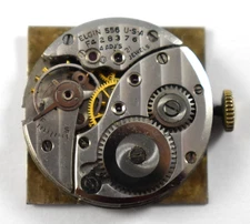 Vintage Elgin Manual Wind 21J 556 Wrist Watch Movement lot.re