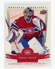2008-09 Upper Deck Sunkist #3 Carey Price