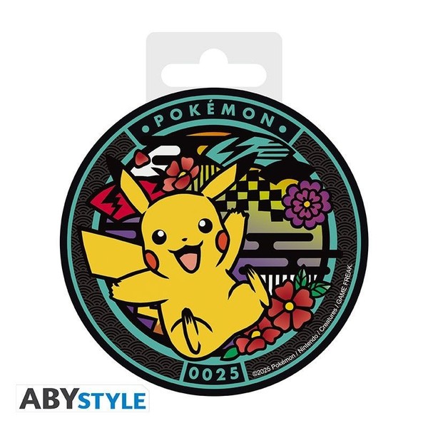 "Gadget - ABYstyle Pokemon - Sottobicchiere In Ceramica: \"Pikachu\" -D- Abystyle"-image