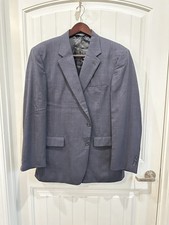 Joseph A. Bank Men  s Wool Navy Blazer Size 46R
