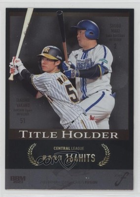 2023 BBM Fusion Title Holder Silver /200 Takumu Nakano Shugo Maki #TH08