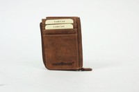 Geldbeutel GeldböRse Greenburry Vintage Leder Braun MiniböRse Kleine MÃ¼NzböRse