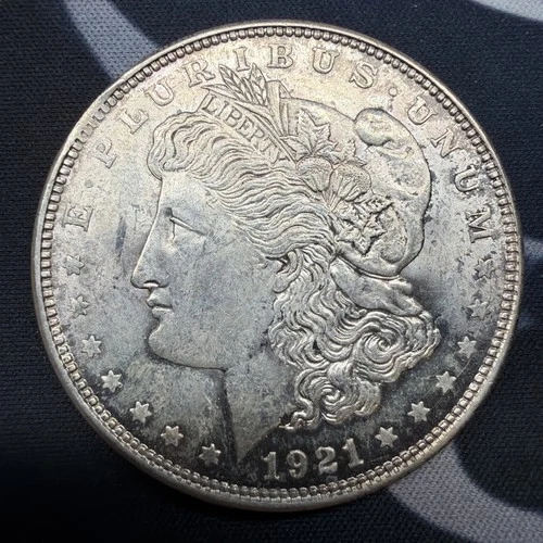 1921 D MORGAN SILVER DOLLAR! NICE AU/UNC Coin!