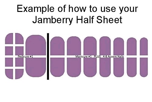 Jamberry Sparkle Nail Wrap Half Sheets ~ retired exclusives ~ free shipping! - Picture 2 of 2