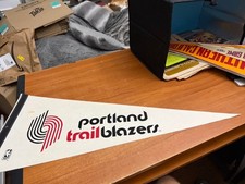 Vintage 1970'S  Portland Trailblazers NBA  30 Inch Pennant