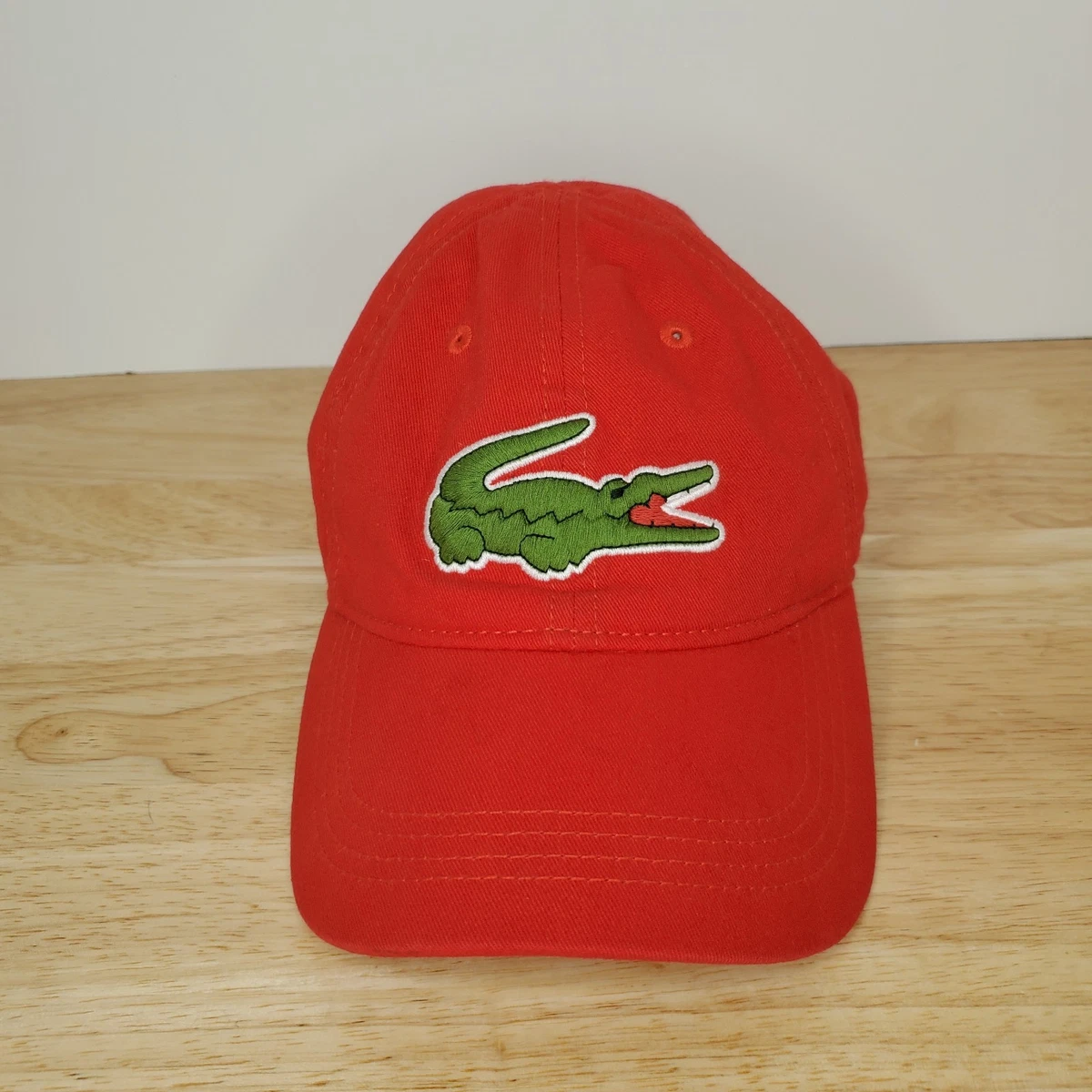 Lacoste Baseball Orange Cap with Big Embroidered Gator. Men main image 2