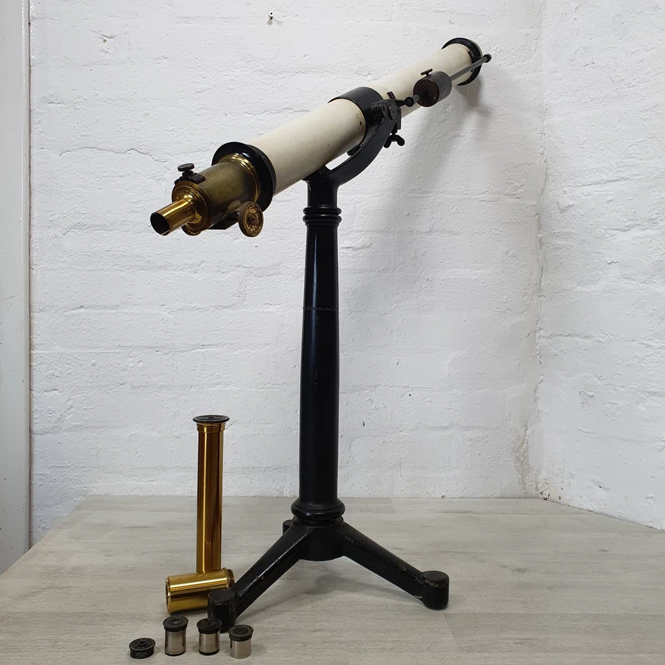 Rare Carl Zeiss Jena Telescope circa 1906 with accessories and stand - Image 3 of 4