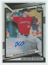 2022 Panini Elite Extra Edition Signatures Brandon Birdsell Auto Chicago Cubs