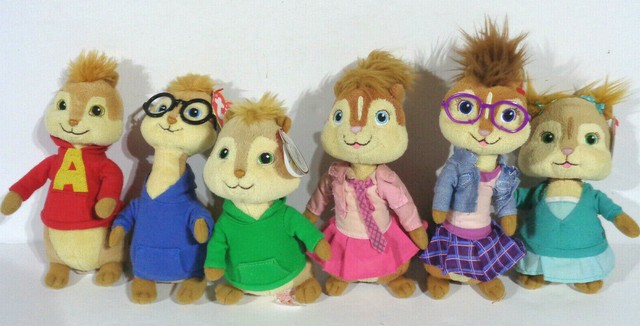 alvin and the chipmunks beanie babies