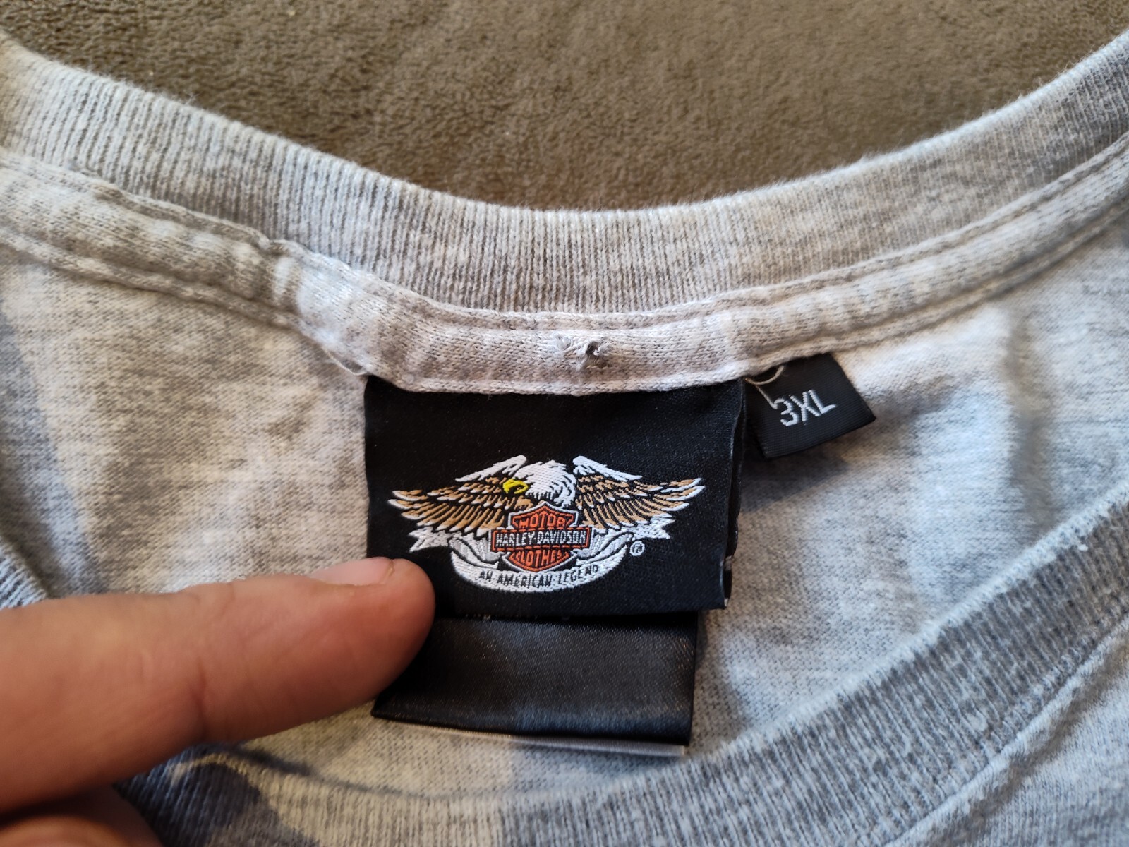 Harley Davidson T-Shirt 105 Years 1903 2008 XXXL American Classic Gray USA Made