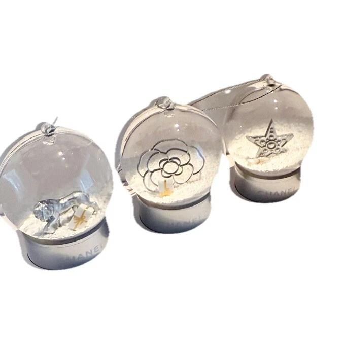  2024 Snow Globe Mini Set Novelty Silver Ornament Limited Edition Rare - Image 4 of 4