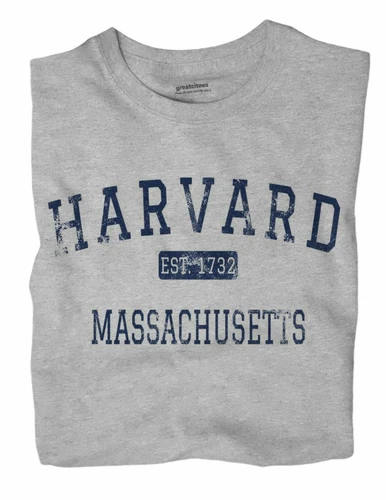 Harvard Massachusetts MA T-Shirt EST