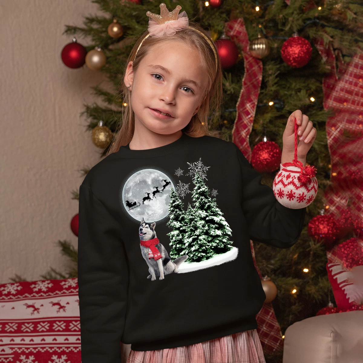 Husky christmas shop sweater