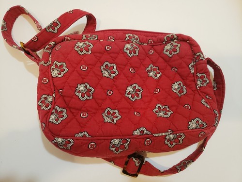 Vera Bradley Red Bandana Purse, Wallet, And Makeup Bag Lot - Picture 3 of 19