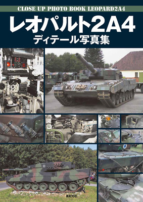 Leopard2A4 CLOSE UP PHOTO BOOK Tank Military Shipping from Japan 