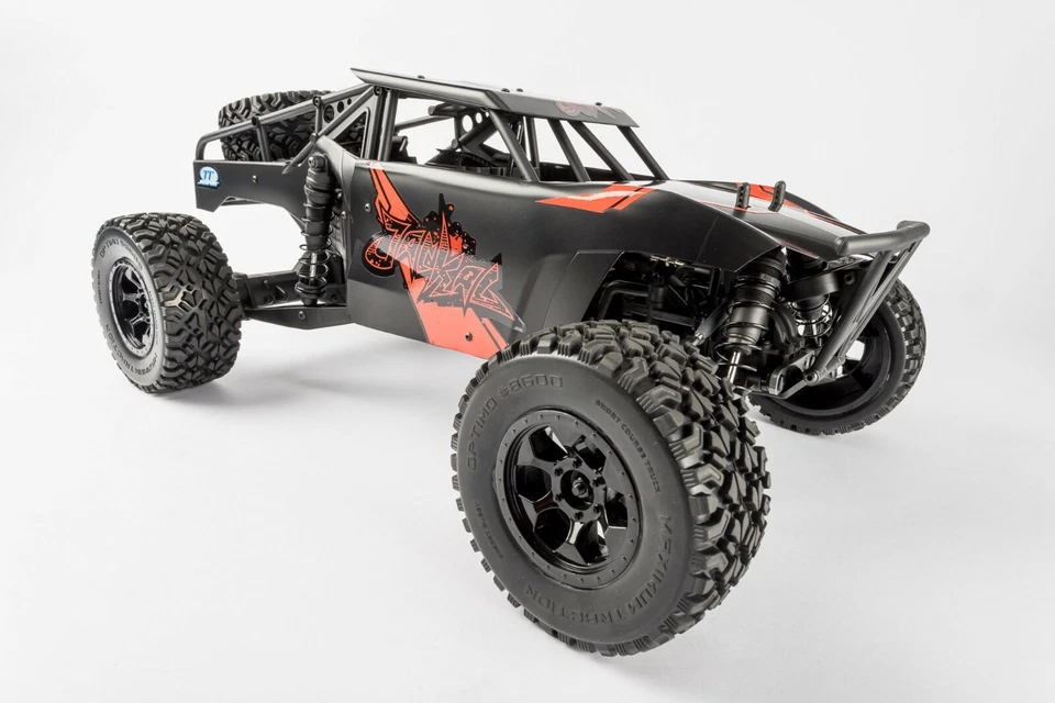 Thunder Tigher TTRCSPORT JACKAL V2 Desert Buggy 1/10 scale 4WD RC RCR Car Black - Image 4 of 4