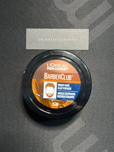 LOT 6 x LOREAL MEN EXPERT BARBERCLUB MESSY HAIR MOULDING CLAY POMADE 75ML MATTE - Picture 4 of 4