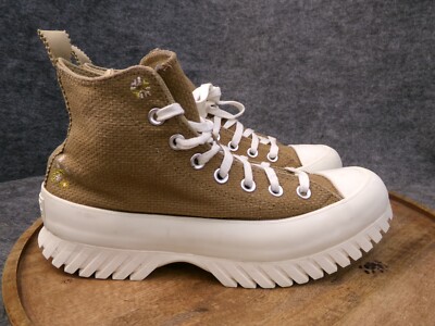 Converse Chuck Taylor All Star Lugged Platform 2.0 Khaki Womens Size 9.5 A05067C