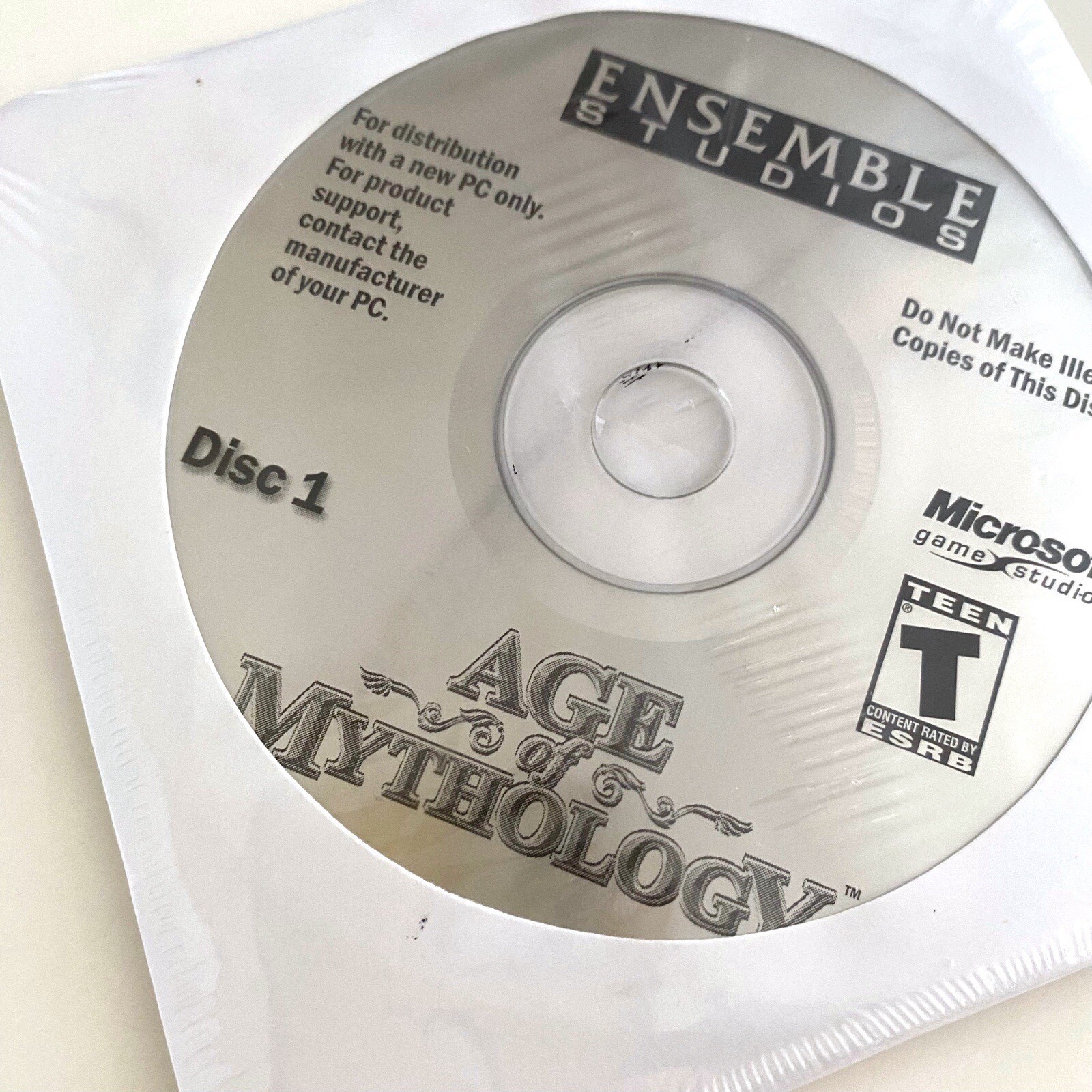Age of Mythology CDROM PC Game CD Key Untested eBay