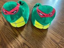 Teenage Mutant Ninja Turtles Raphael Slippers Size 2-3 Youth