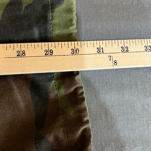 Vintage Blue Dx Military Field Jacket Mens Large Green Camouflage Hooded Outdoor - Picture 8 of 9
