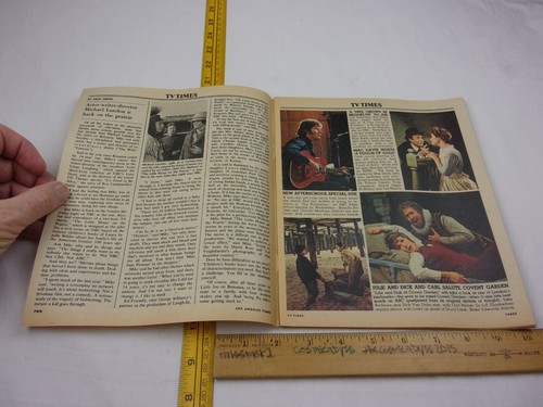 Little House on the Prairie 1974 local TV times guide mag Rockford Files McCloud - Picture 3 of 6