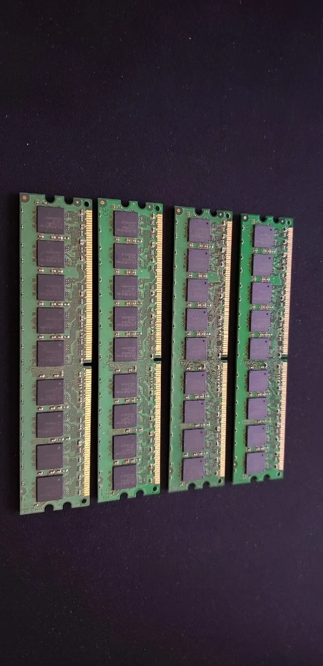 4GB Elpida 4pcs 2GB 2Rx8 PC2-6400U DDR2 800MHz 240pin DIMM Desktop Memory RAM 2G - Image 2 of 3