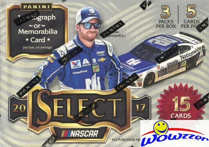2017 Panini SELECT Nascar Racing EXCLUSIVE Factory Sealed Blaster Box-AUTO/MEM - Image 2 of 2
