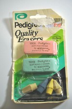 NOS 1977 Pedigree quality erasers #1908, 1910...