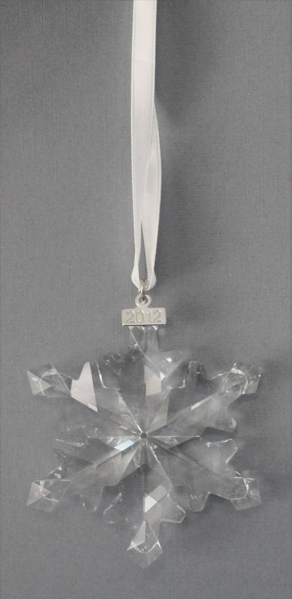 Swarovski クリスマスオーナメント 2012 2012 SWAROVSKI ANNUAL CHRISTMAS SNOWFLAKE ORNAMENT LE ~ NIB