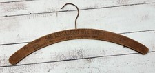 San Bernardino Dye Works and Dry Cleaners Vintage Wooden Hanger