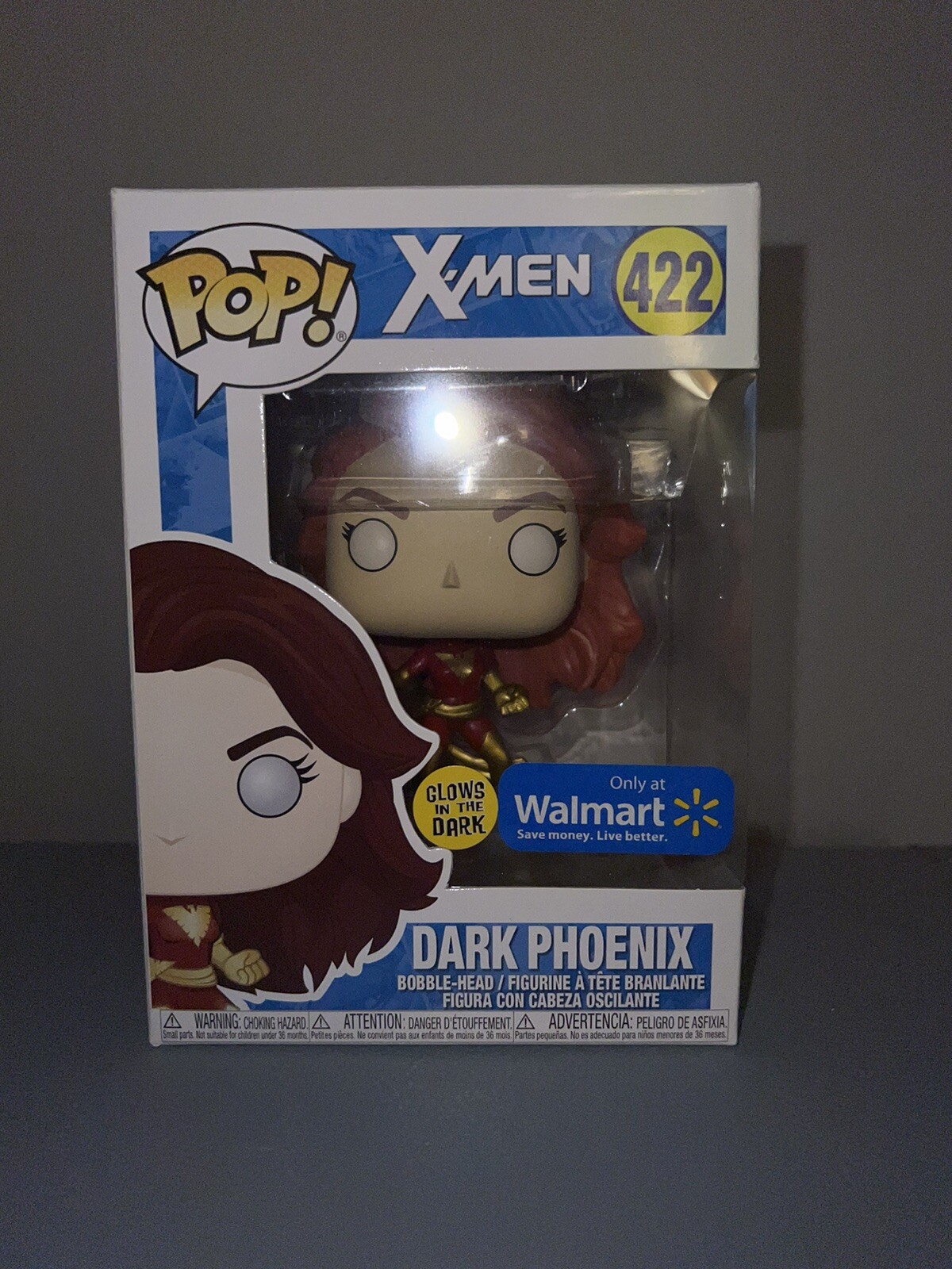 Dark Phoenix X-Men Funko Pop 422 Glow In The Dark Walmart Exclusive