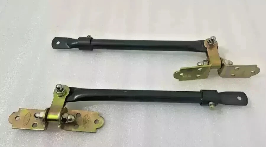 Pair Of Adjustable Arm Mirror Bracket Kit 5" Mirror Fit for Vintage Jeep Willys Foto 3 de 3