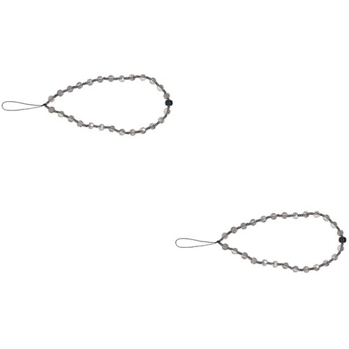 2 Pack Handy Kette Handykettenriemen Perlenbesetztes Handy-Schlüsselband - Zdjęcie 5 z 12