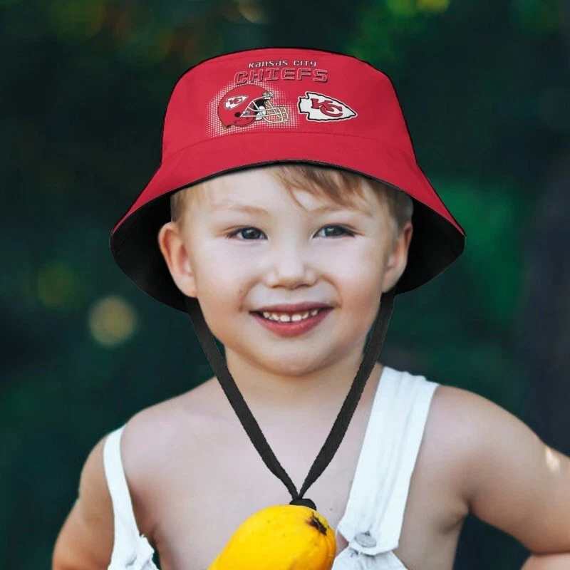 Kansas City Chiefs Fans Children's Fisherman Hat Portable Travel