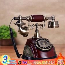 Vintage Style Rotary Phone Princess French Style Old Fashioned Handset Telephone