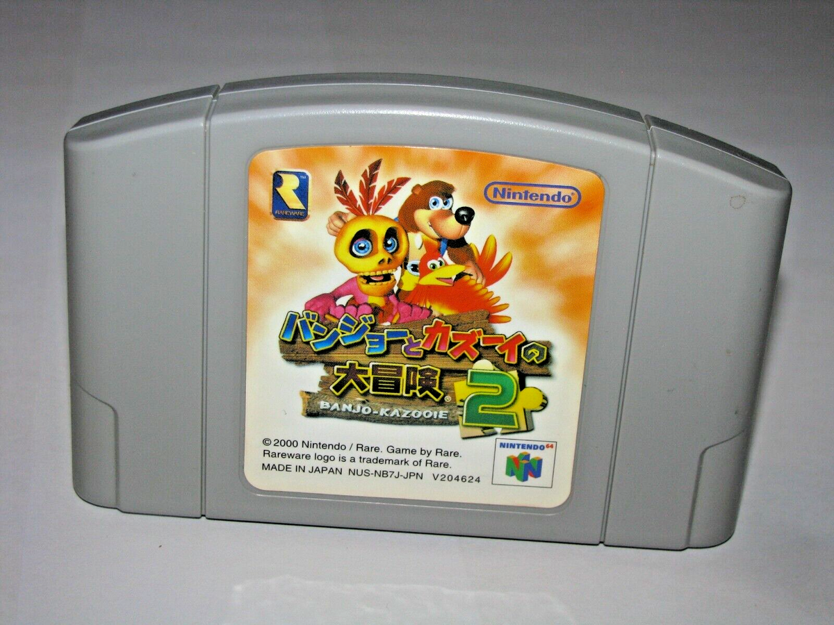 Banjo-Kazooie 2 Tooie (Japanese) Nintendo 64 N64 Japan import US