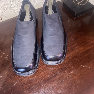 Mezlan Black and Brown Leather Slip-On Loafers MEZLAN Men main image 4