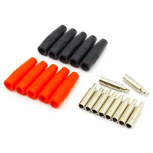10x 4mm Banana Female Plug Insulated Jack Socket Audio Speaker Connector R&B - Picture 3 of 11